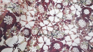 szyfon atlasowe kwiaty   n.7 -šifonové saténové květiny