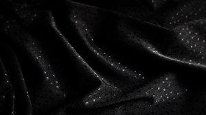 tkanina czarna ze wzorkiem  n.144  černá látka se vzorem