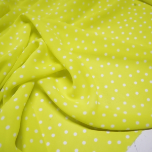 szyfon groszki- n.466-E -šifón puntíkovaný