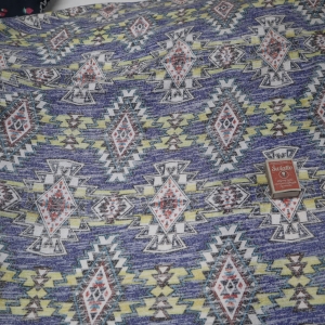 dzianina wiskoza wzorek -n.420-E viskózová pletenina