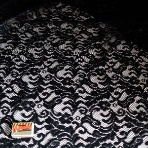 koronka gęsta czarna n.34-s silná černá krajka