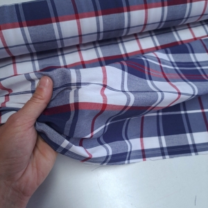 tkanina - kratki , z elastanem - 38s - látka - kostkovaná, s elastanem