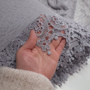 koronka cienka z bordurą - n.45-S tenká krajka s okrajem 