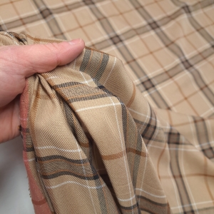 latka ba wełniana -kupon 2m.-kostkovaná