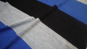 dzianina sweterkowa -pasy kupon 1,65m pletený svetr - pruhovaný