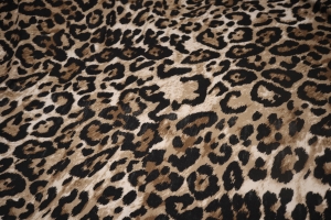 dzianina wiskoza - panterka  n.451 u - úplet viskoza pantera