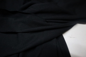 dzianina czarna n.373-E -černý úplet