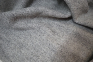 flausz jasno szary dwustronny - světle šedý oboustranný fleece