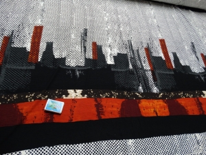 dzianina wiskoza raportowa n.277-th  -uplet viskoza -opakovani vzoru