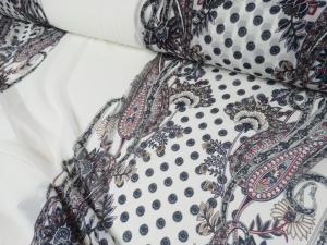 szyfon ze szlakiem  n.30-th  -šifón -průhledná látka