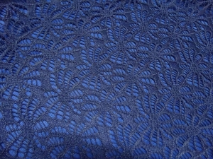 koronka a'la gipiura granatowa  n.121-rt3 - okazja  krajka průhledná látka