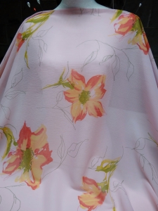 szyfon kolorowy - n.282/d  -šifón -průhledná látka