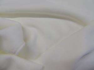 dzianina dresowa z meszkiem kremowo biała -kupon 1,9m -úplet mikina teplá