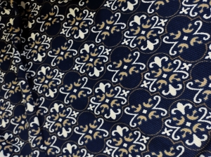  dzianina karbowana ciemny granat n.212 -úplet vroubkovaný 