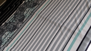 dzianina wiskoza pasy  n.518 - viskózy úplet