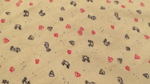 dzianina bawełniana  frotte  - n.495 -úplet - frotte