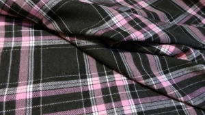 tkanina wełniana  - kratki n.220-kostkovaná látka