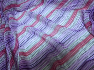 szyfon kolorowe pasy n.304-šifón -průhledná látka