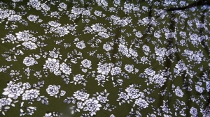 dzianina wiskoza kwiatki- n.509a - viskózy úplet