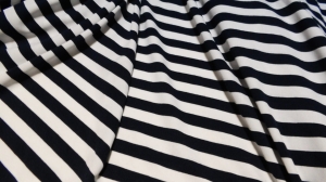 dzianina wiskoza ciemny granat/biały - n.243