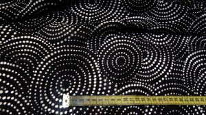 szyfon grochy i groszki -  šifón hrách a hrášek