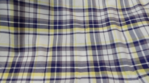 tkanina wiskozowa kratki n.294 -tenká viskózní tkanina 