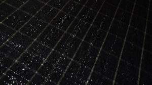 wełna cienka czarna - kratki  n.279a- vlněná tkanina