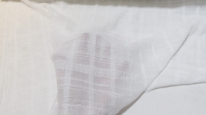 etamina  biała kratki -n.83- -tenká bavlna- etamina