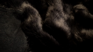 futro gęste brązowe - kupon 1,7m x 1,6m hustá  srst