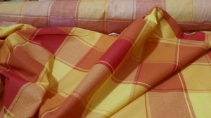 bawełna kratki szeroka  n.431- latka bavlna 