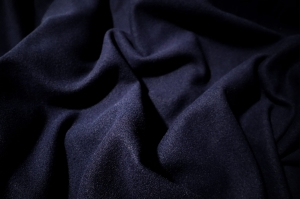 polar ciemny granat- kupon 2m - fleece tmavě modrá barva
