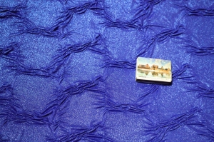 dzianina świąteczna z połyskiem -kupon 1,8m- końcówka- Vánoční pletené zboží s leskem