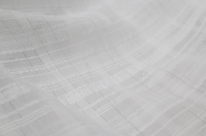 etamina biała kratki -n.84 -tenká bavlna- etamina