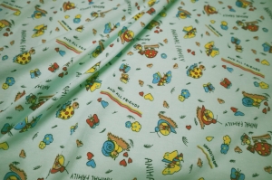 dzianina  dziecięcy wzorek - n.520 - uplet bavlna s elastanem