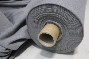 dzianina komin szary melanż  - úplet tunel barva šedá  melir