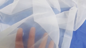 tiul - siateczka  biały n.152-tn2 - tiul - síťovina